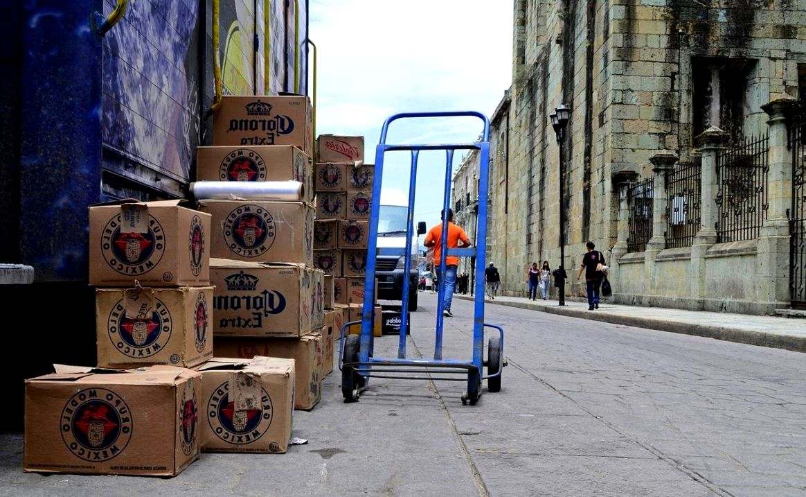 Packages ready for dispatch